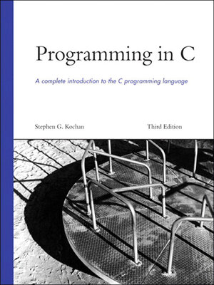 cover image of Programming in C
